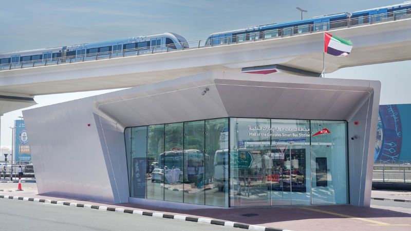Dubai’s smartest bus stop opens
