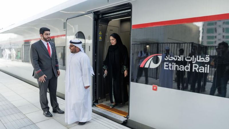 Meet first passenger on Etihad Rail's inaugural train service