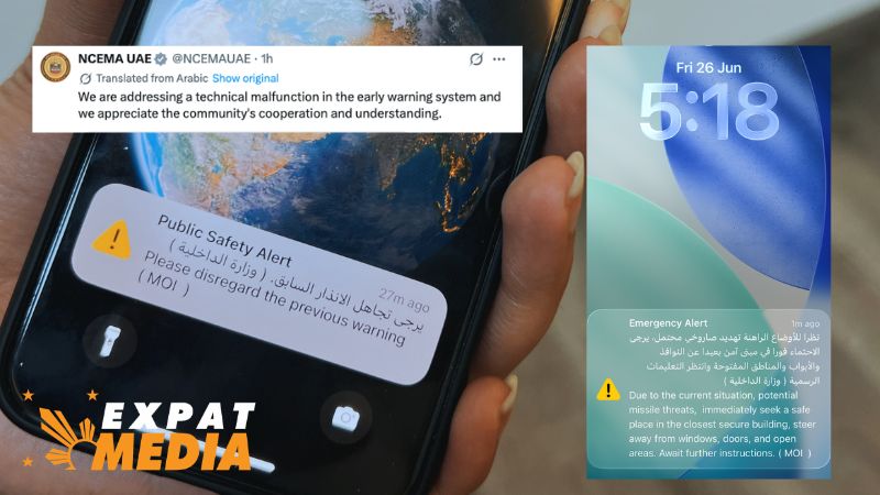 False missile alert in UAE a 'technical malfunction', authorities confirm