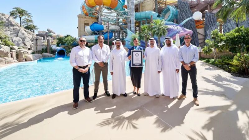 Yas Waterworld Abu Dhabi sets Guinness World Record